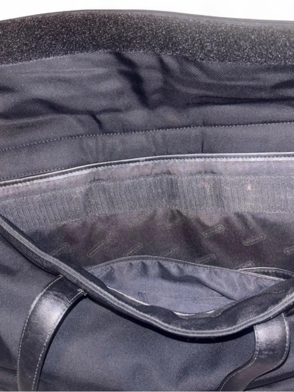 Coach Black Tote Bag with Leather Handles - Picture 2 of 10